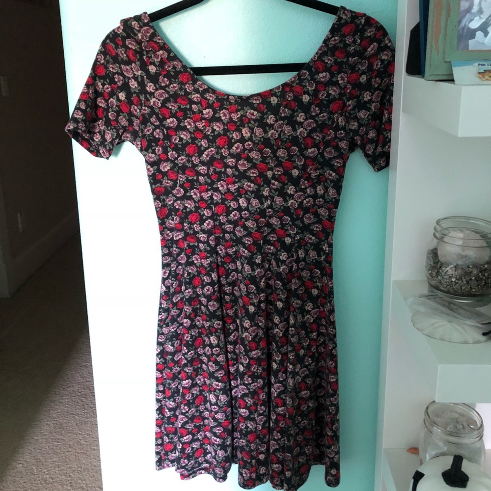 Floral skater style dress